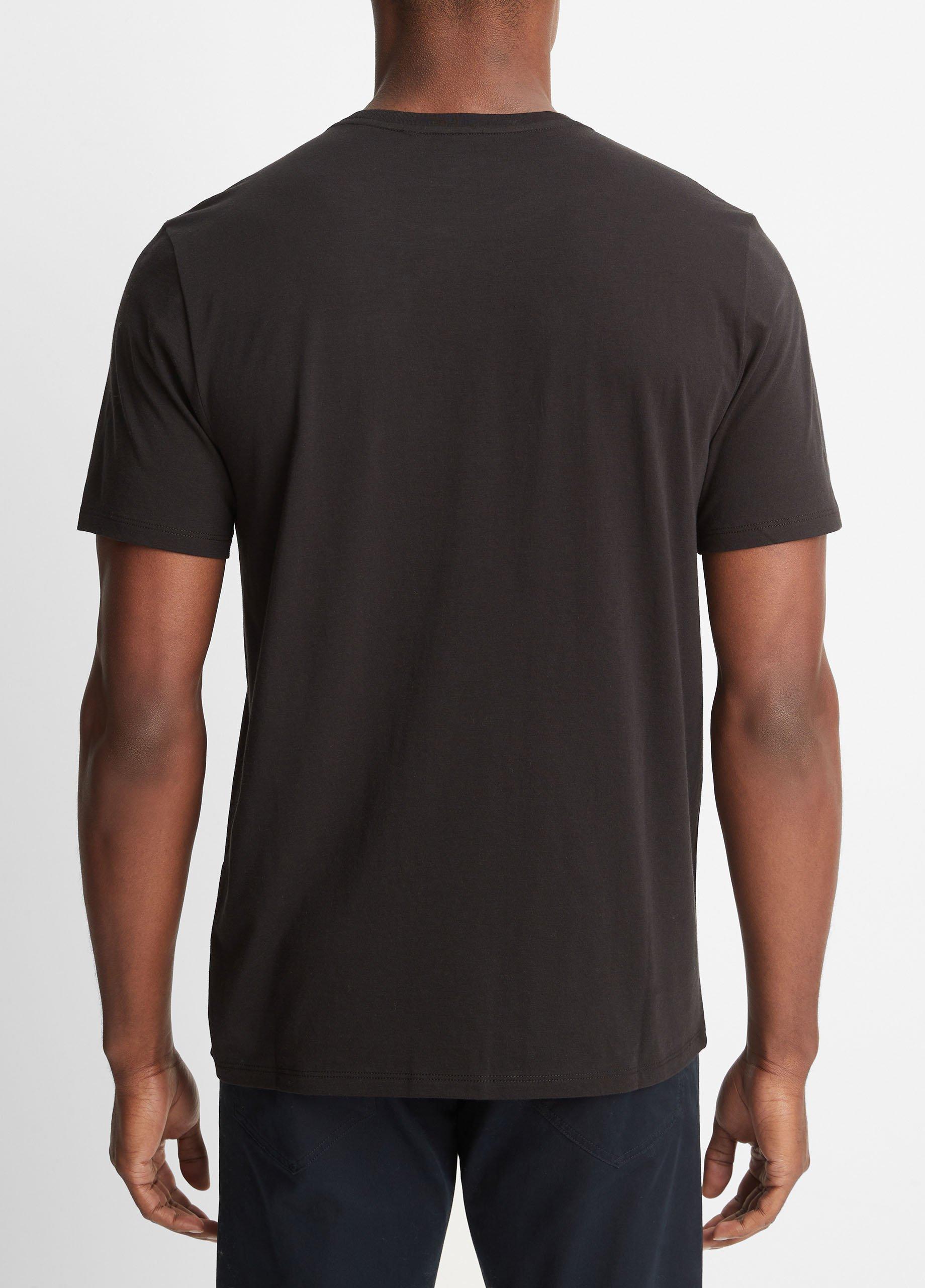 Pima Cotton Crew Neck T-Shirt Product Image