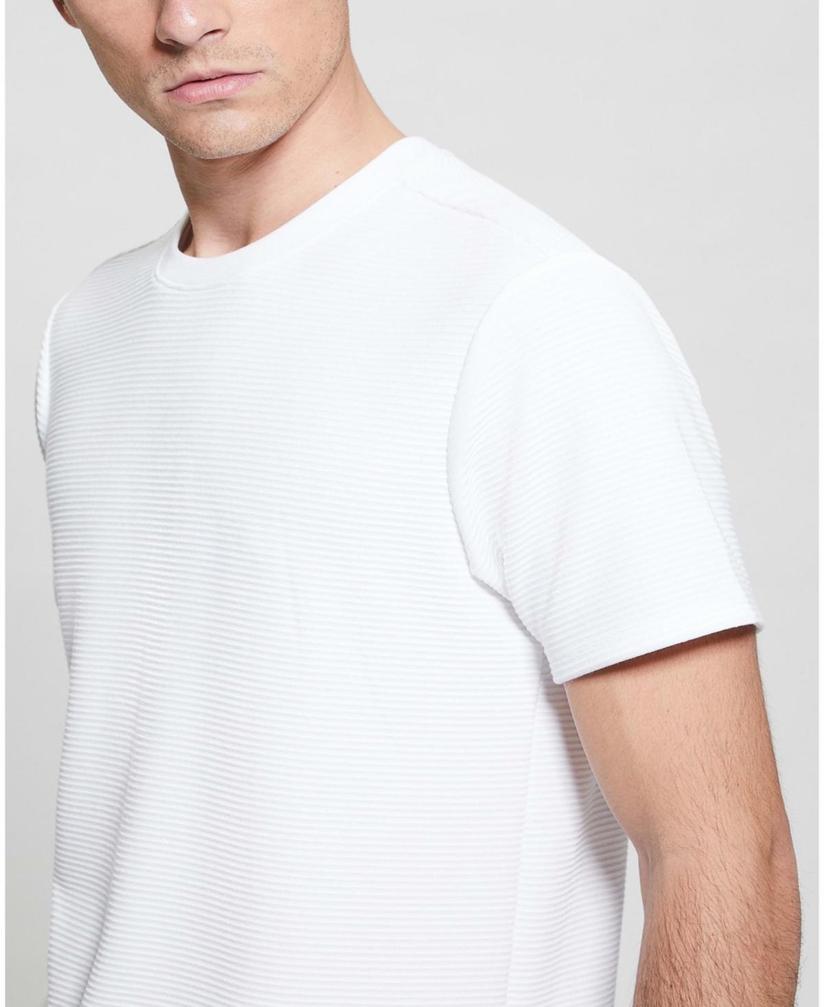 Guess Mens Textured Stripe Tee Product Image