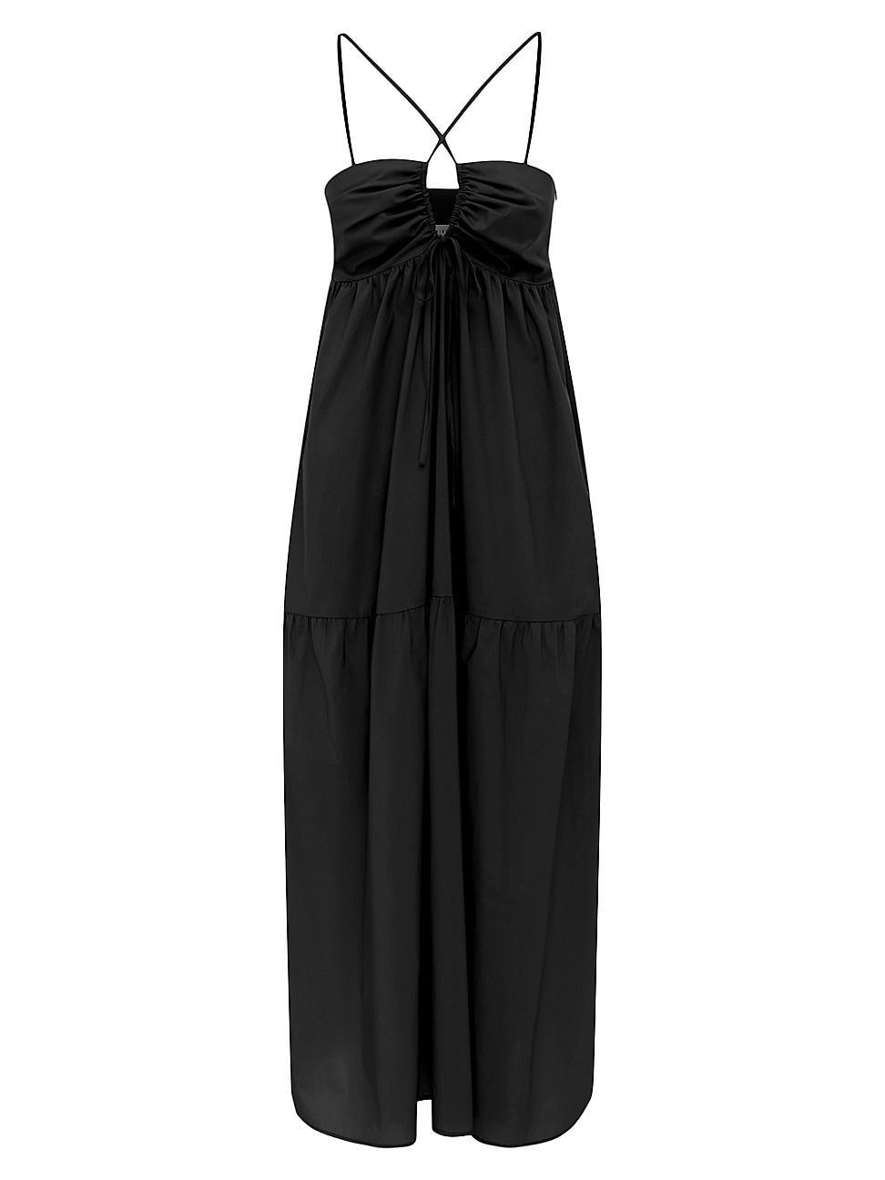 Womens Hana Cross-Over Keyhole Maxi Dress Product Image