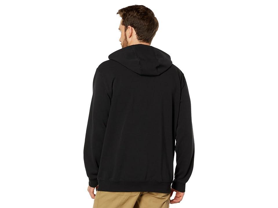 Carhartt Big Tall Midweight Signature Sleeve Logo Hooded Sweatshirt Men's Sweatshirt Product Image