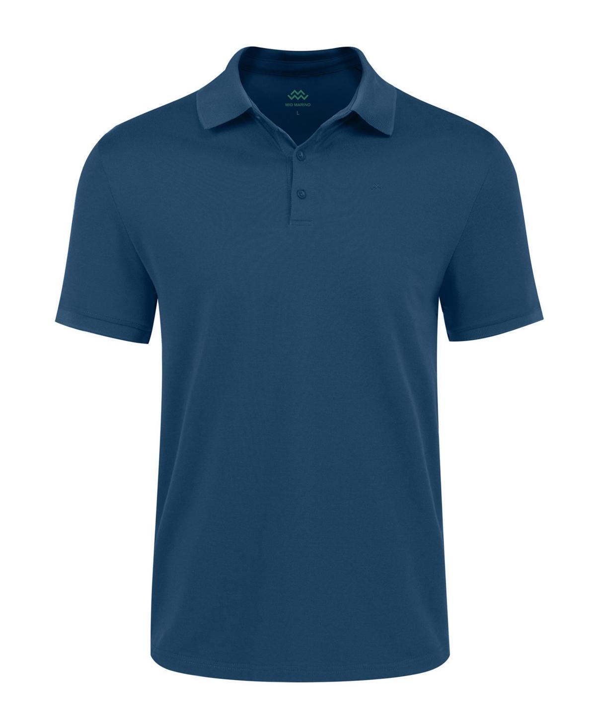 Mens Classic-Fit Cotton-Blend Pique Polo Shirt Product Image