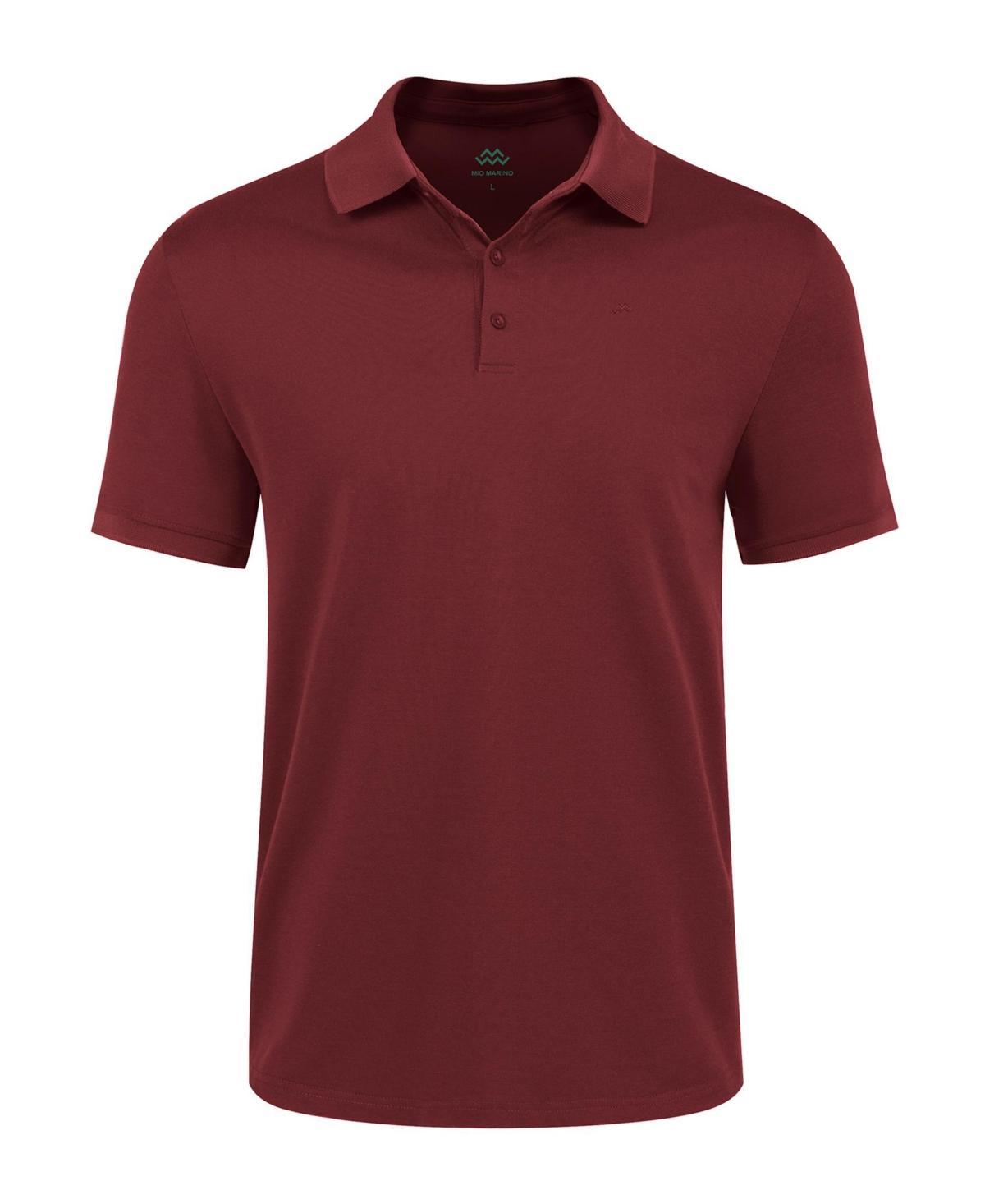 Mens Classic-Fit Cotton-Blend Pique Polo Shirt Product Image