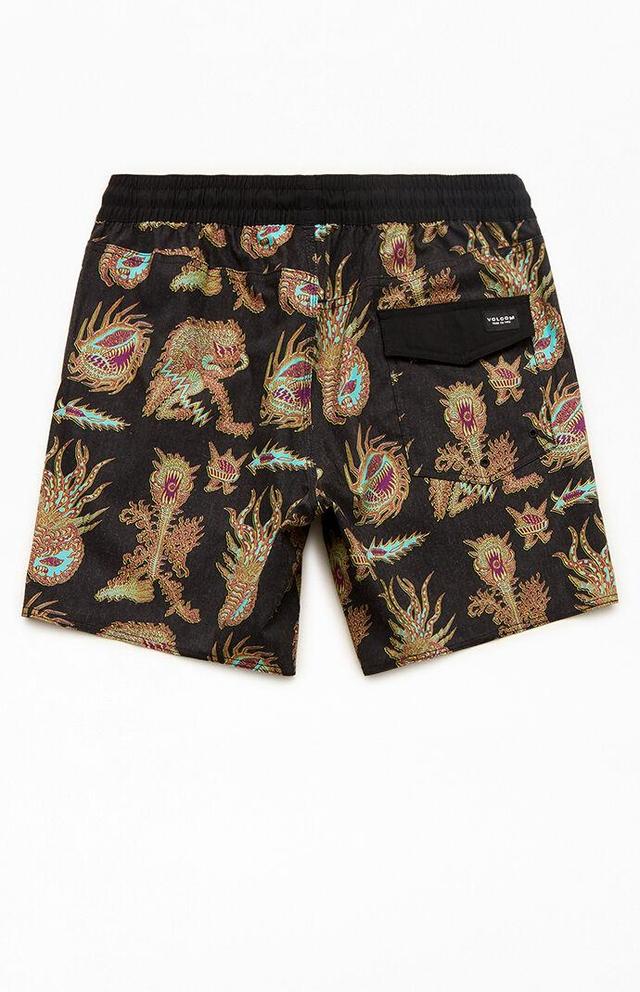 Volcom Men's Eco Featured Artist Tetsunori 7" Swim Trunks Product Image