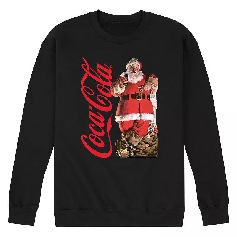 Mens CocaCola Vintage Santa Sweatshirt Product Image