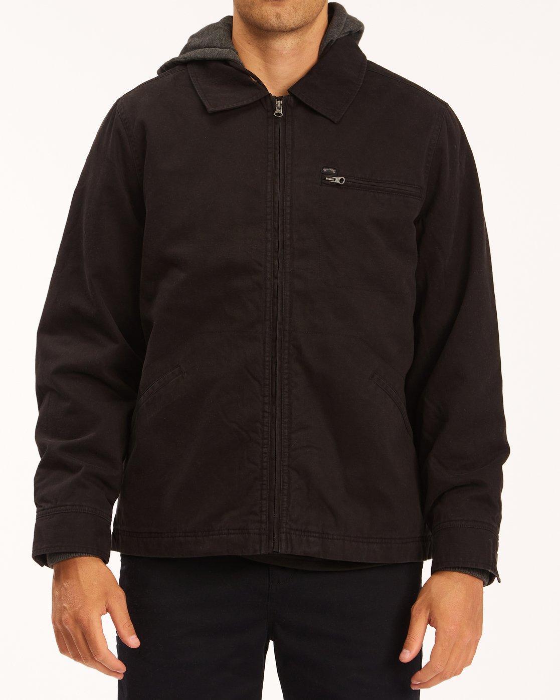 Barlow Hooded Jacket - Black Male Product Image