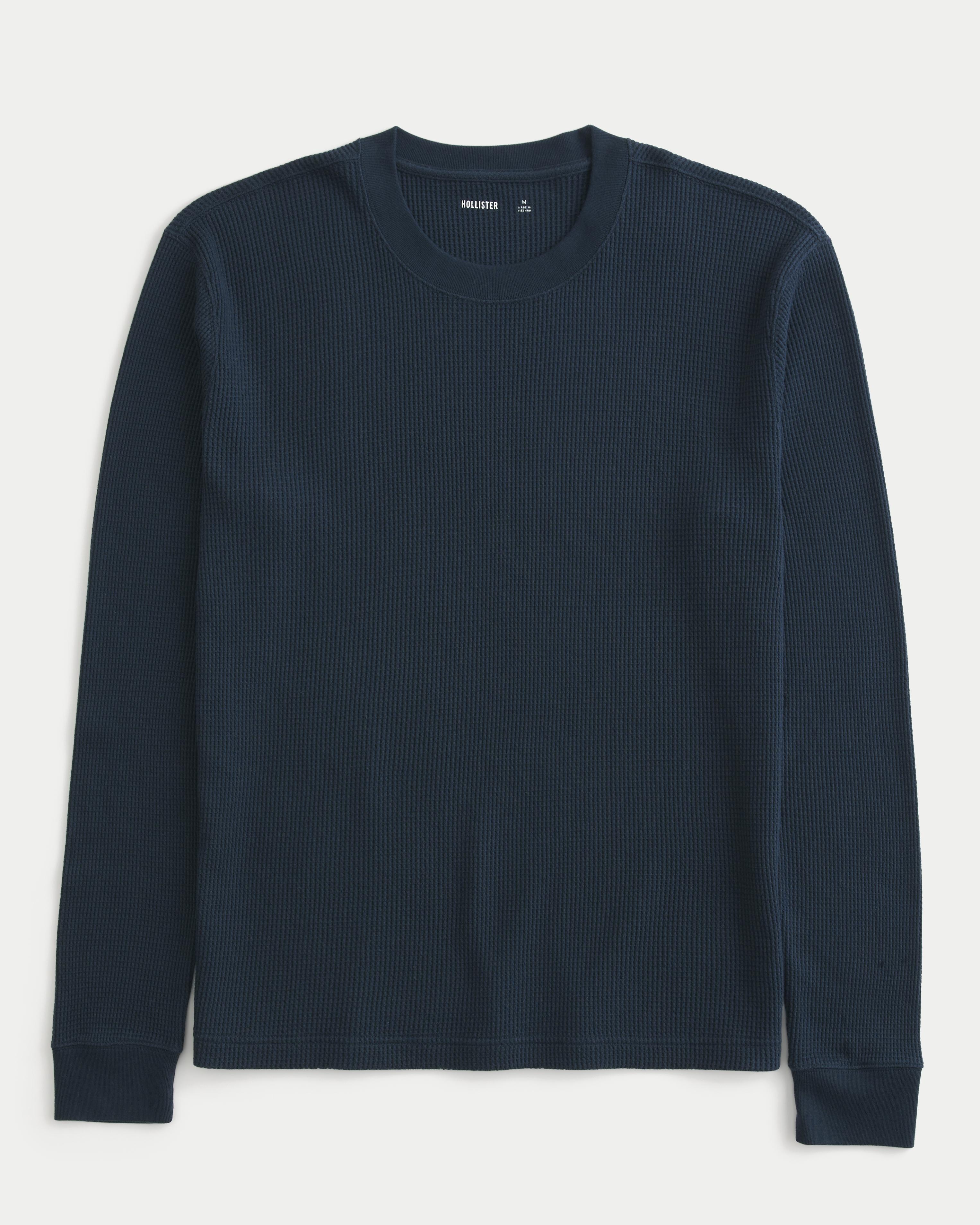 Long-Sleeve Thermal Crew T-Shirt Product Image