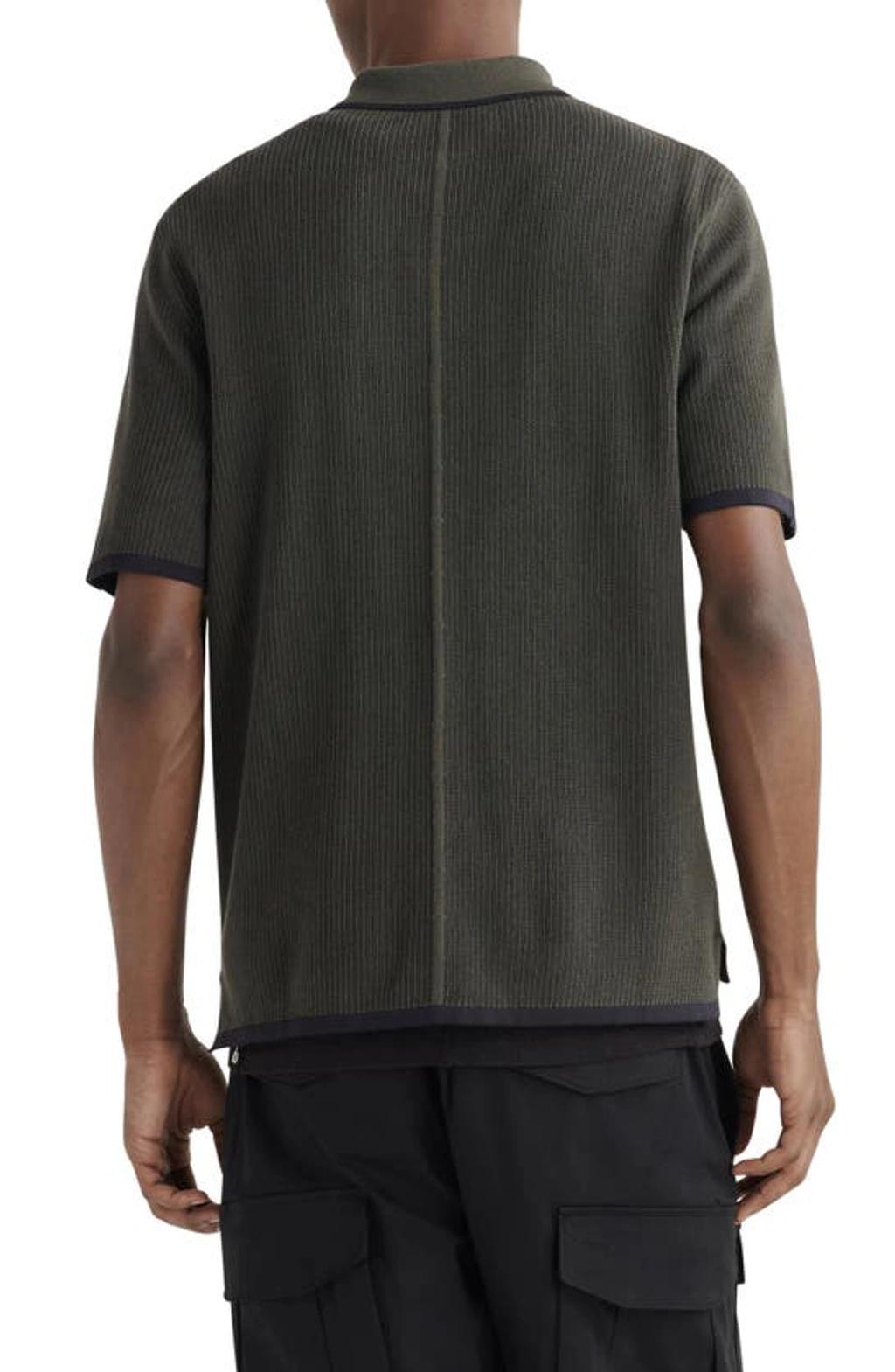 Harvey Knit Polo In Taupe Product Image