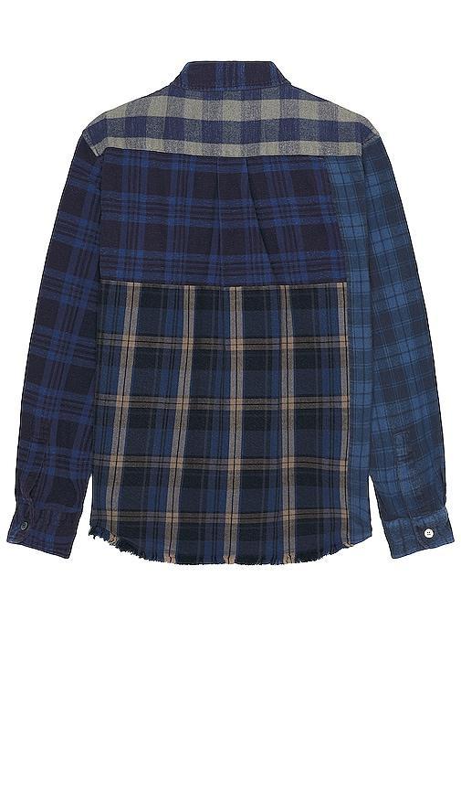 JOHN ELLIOTT Silverado Paneled Plaid Blue. (also in ). Product Image