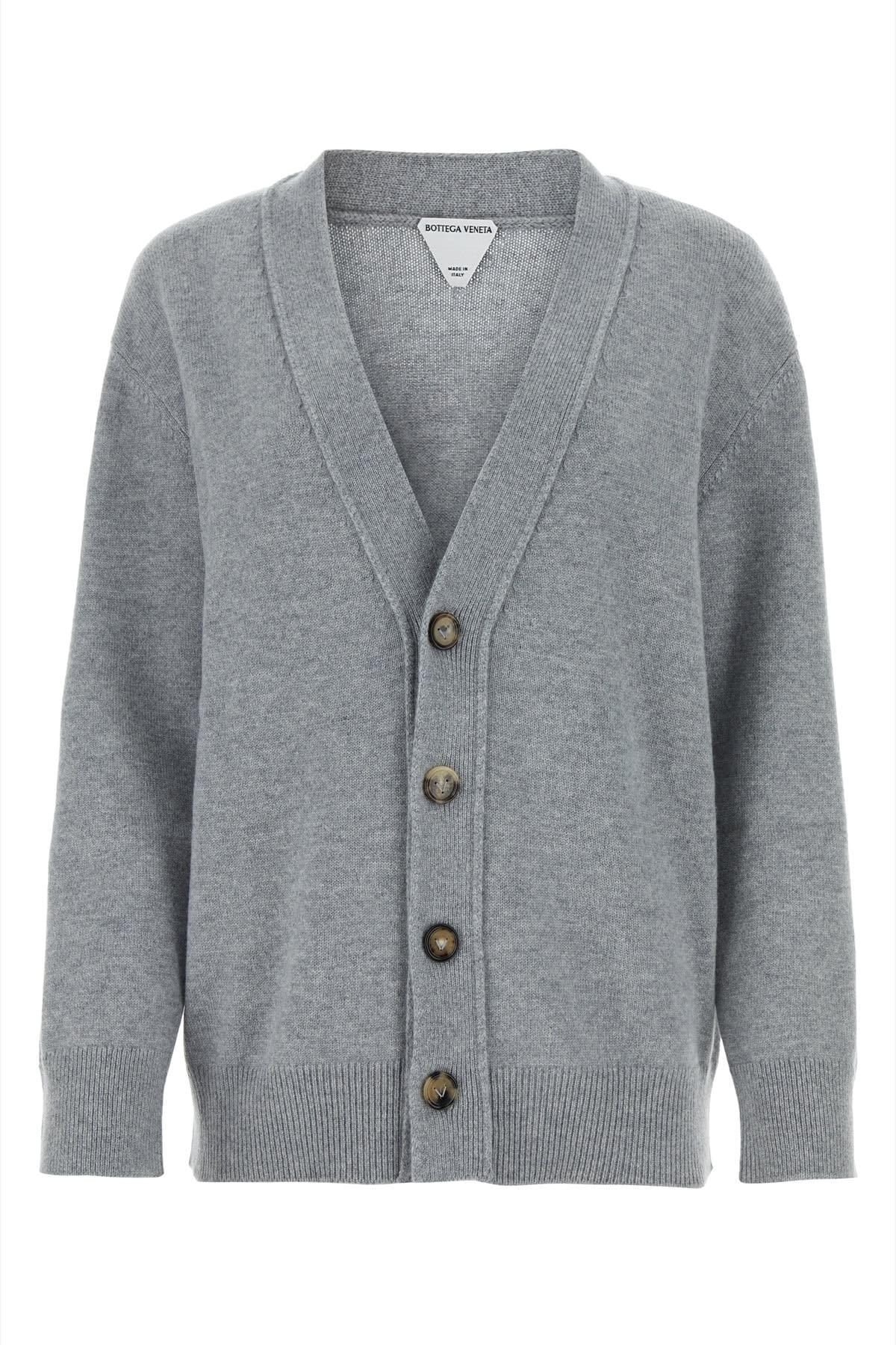 Cardigan Cashmere In Grey Product Image