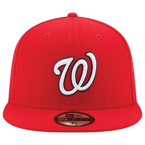 Mens New Era Washington Nationals Game Authentic Collection On-Field 59FIFTY Fitted Hat Product Image