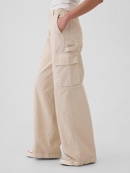 Low Rise Cargo Baggy Khakis Product Image