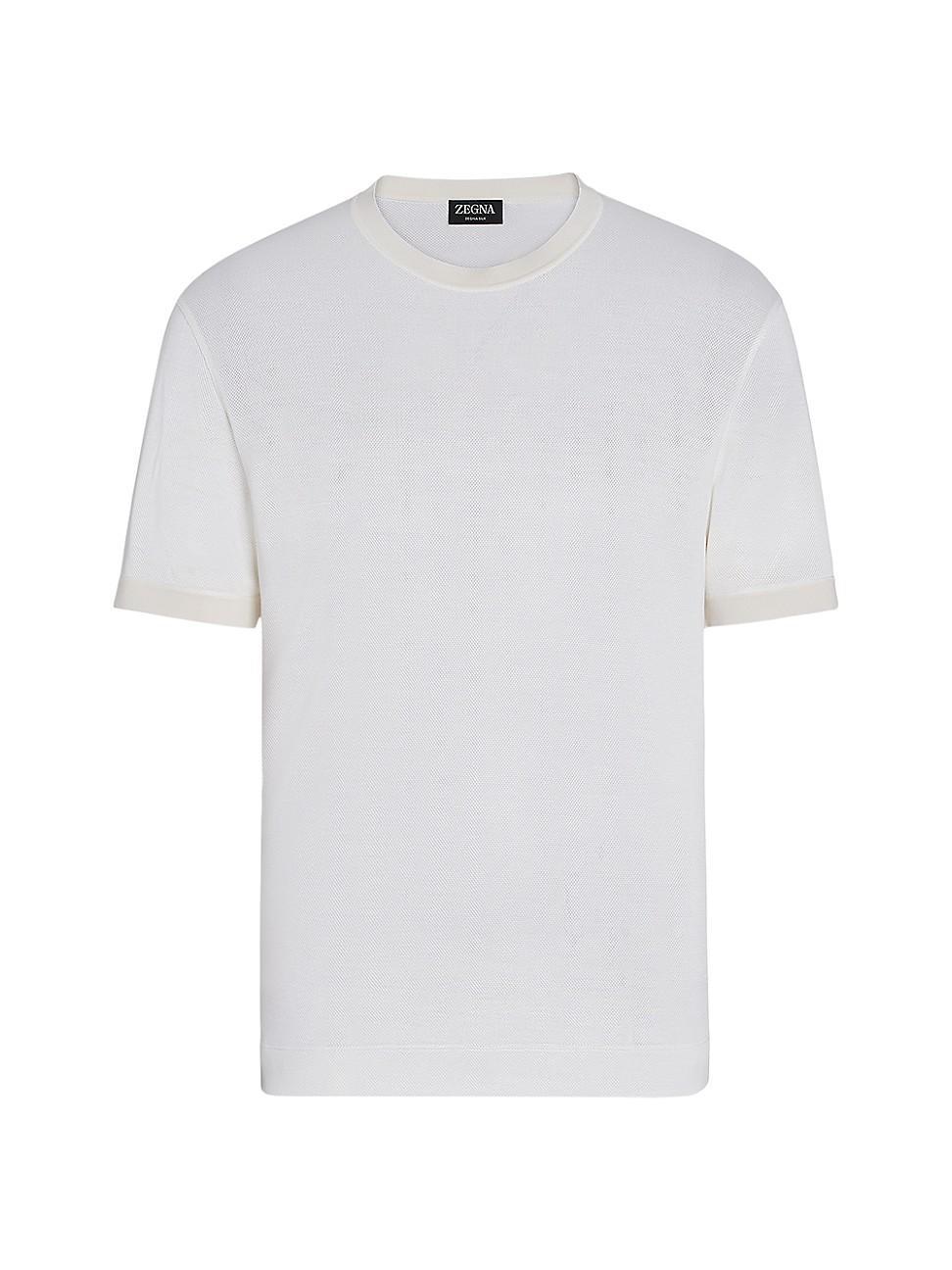 Mens Silk T-Shirt Product Image