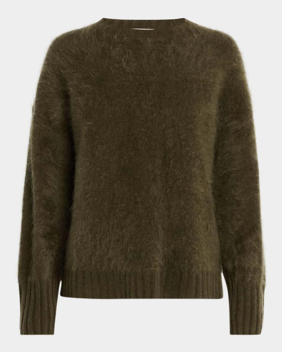 Solid Brushed Cashmere Crewneck Sweater product image