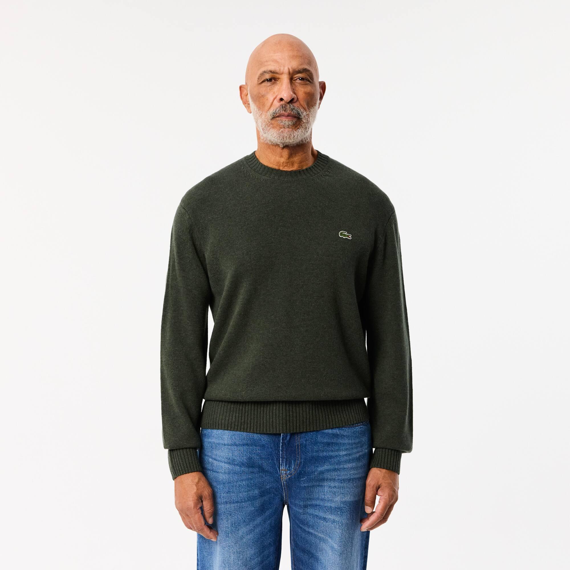 Carded Wool Crew Neck Sweater Product Image