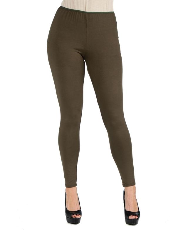 24seven Comfort Apparel Womens Stretch Ankle Length Leggings Product Image