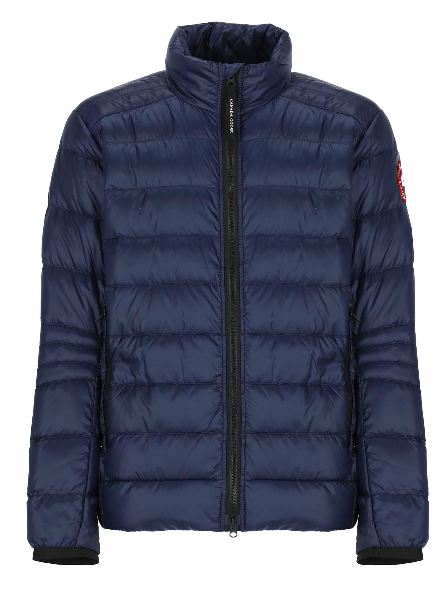 CANADA GOOSE Crofton Down Jacket In Blue Product Image