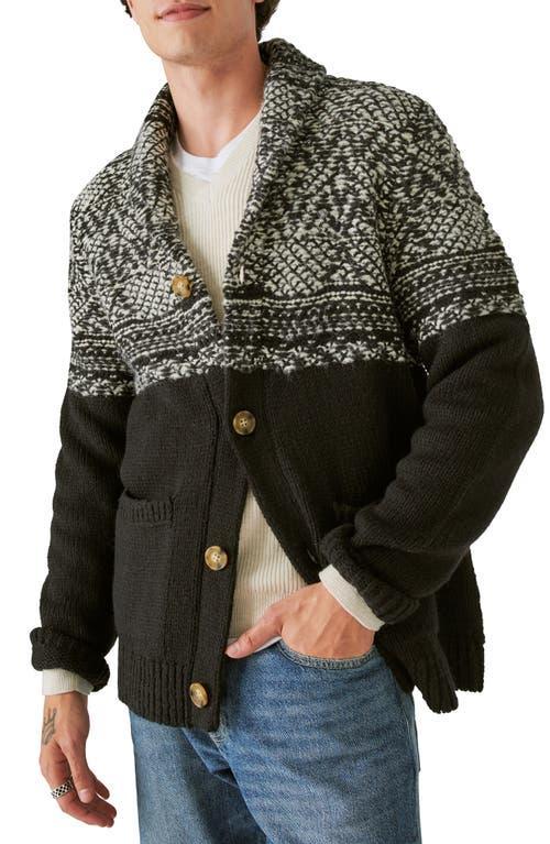 Lucky Brand Mixed Media Cardigan Product Image