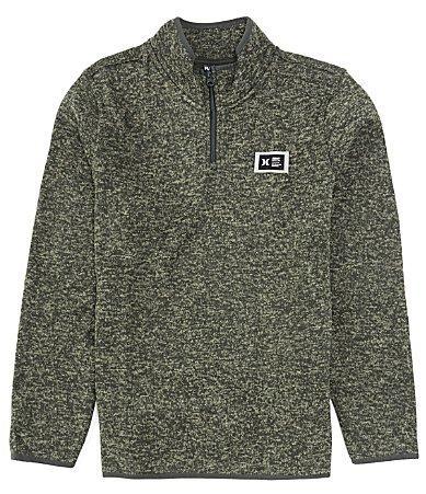 Hurley Mesa Ridgeline Long Sleeve Quarter-Zip Sweater Product Image