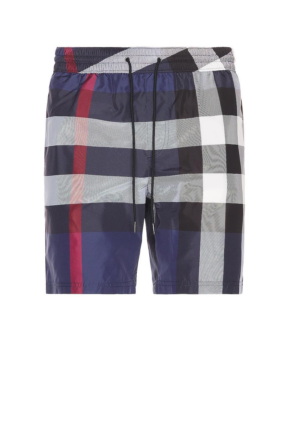 burberry Guildes Check Swim Trunks Product Image