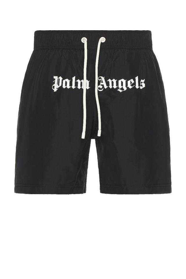 Palm Angels Classic Logo Swim Trunks Product Image