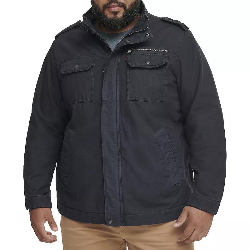 Big & Tall Levis Cotton Jacket, Mens Blue Product Image