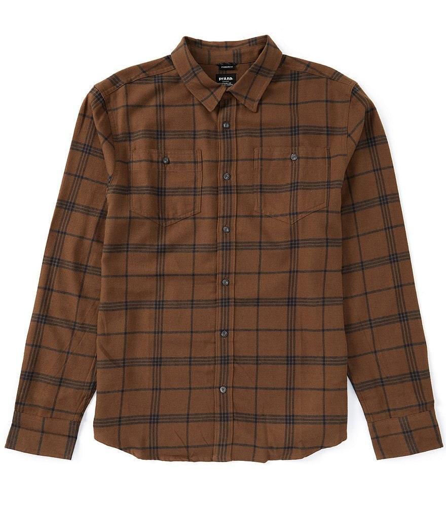 prAna Dolberg Flannel Long Sleeve Organic Materials Woven Shirt Product Image