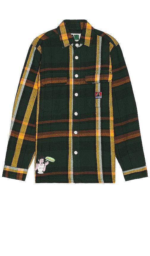 Real Bad Man Flannel Shirt Size S, XL/1X. Product Image