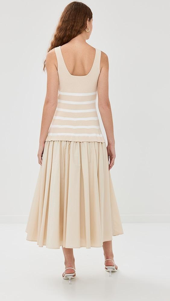 SIMKHAI Silas Knit Bodice Midi Dress | Shopbop Product Image