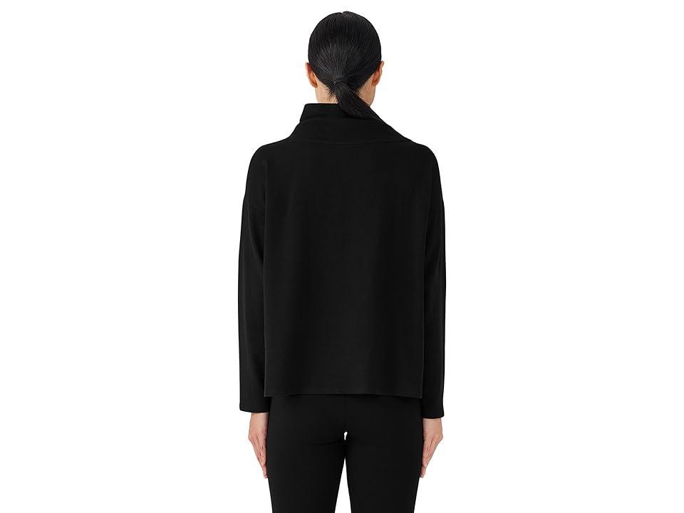 Eileen Fisher Funnel Neck Tunic Women's Long Sleeve Pullover Product Image