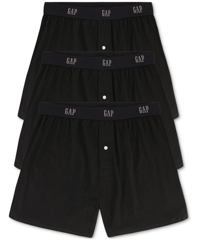 Gap Mens 3-Pk. Cotton Woven Slim-Fit Boxers Product Image