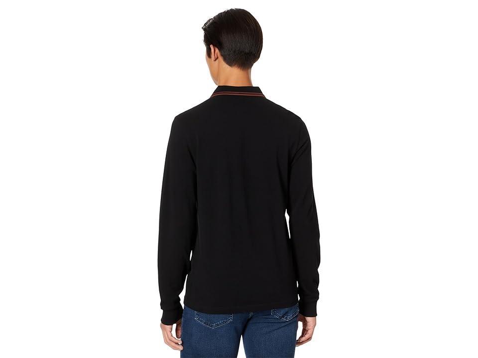 Fred Perry Long Sleeve Twin Tipped Shirt Whisky Brown) Men's Clothing Product Image