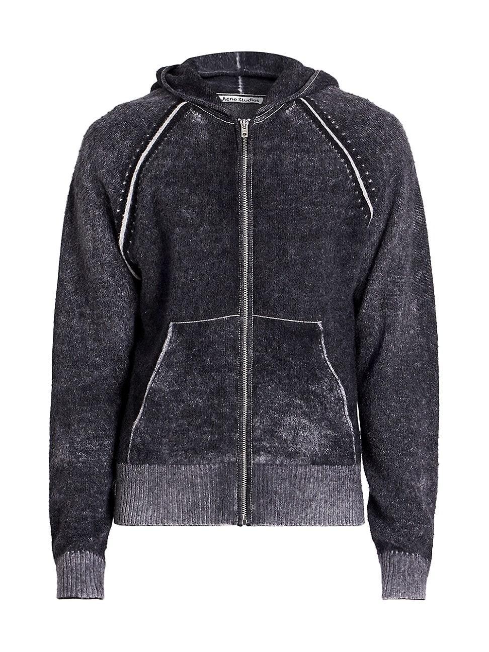 Mens Kupiter Vintage Wool-Cashmere Full-Zip Hoodie Product Image