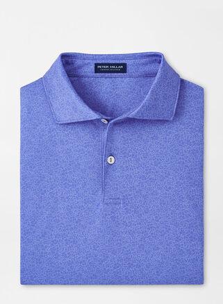 Peter Millar Mens Parkinson Floral Performance Jersey Polo | Color: Elixir | Size: S Product Image