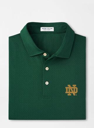 Peter Millar Mens Babson Tesseract Performance Jersey Polo | Color: Green | Size: M Product Image