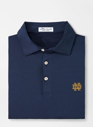 Peter Millar Mens Angelo State University Solid Performance Jersey Polo | Color: Navy | Size: 3XL Product Image