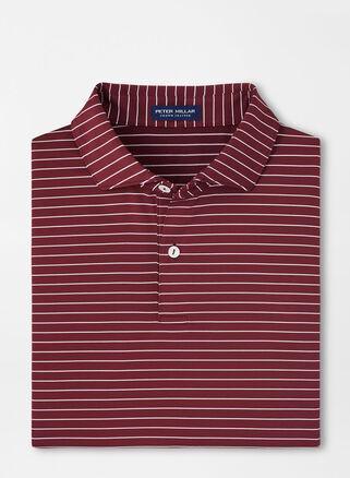 Peter Millar Mens Duet Performance Jersey Polo | Color: Vermouth | Size: M Product Image