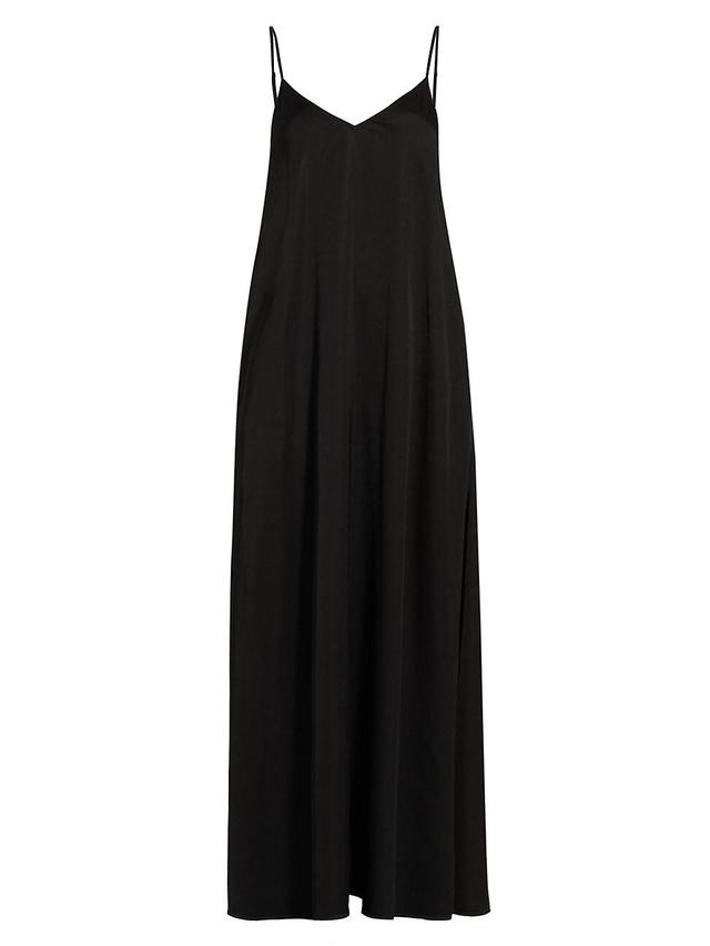 Womens Hartley Satin Trapeze Dress Product Image