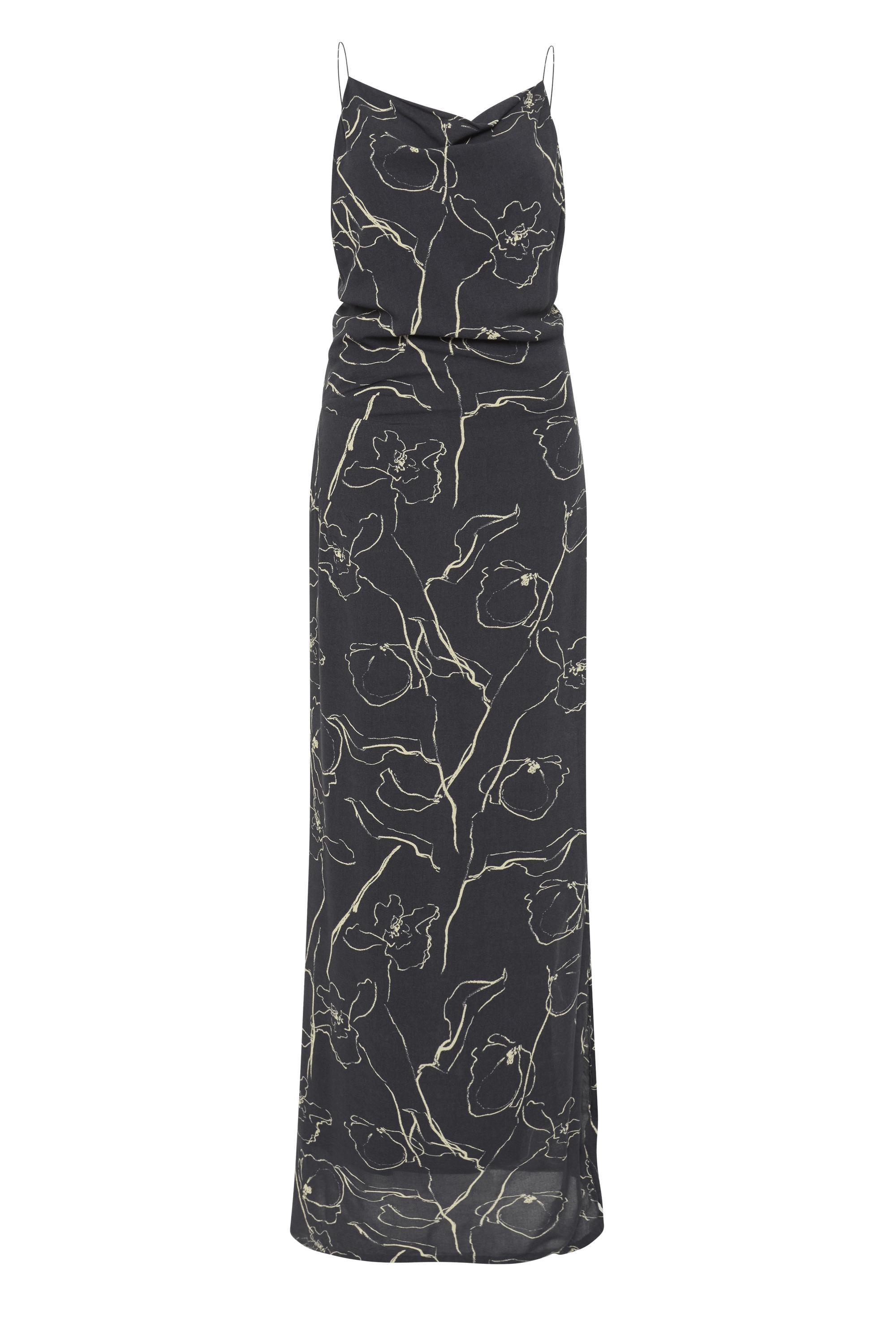 Aurelie Maxi Dress Calla Charred Navy - Final Sale Product Image