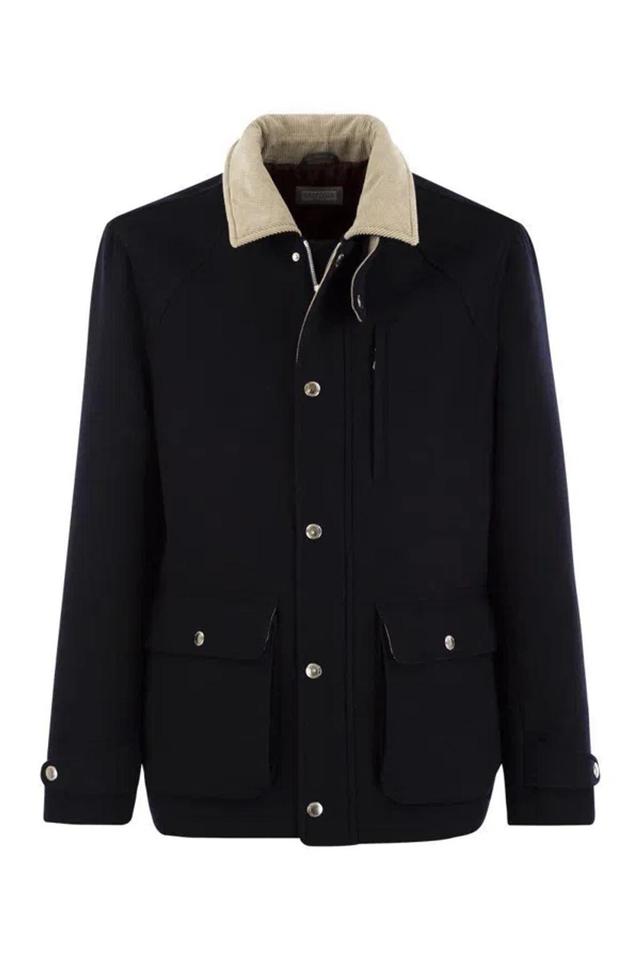 BRUNELLO CUCINELLI Coats & Jackets In Blue Product Image