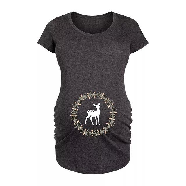 Maternity Baby Deer Graphic Tee, Womens Product Image