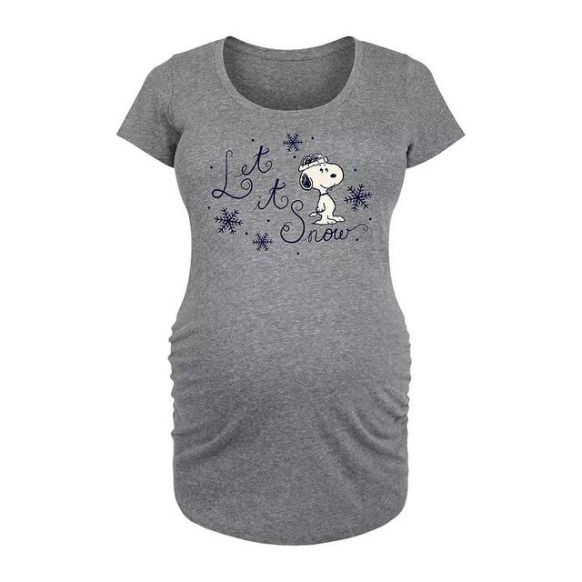 Maternity Dr. Seuss Lets Read Graphic Tee, Womens Grey Gray Product Image