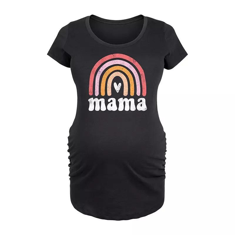 Maternity Rainbow Mama Graphic Tee, Womens Product Image