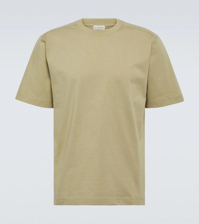 Cotton Jersey T-shirt In Cream Product Image