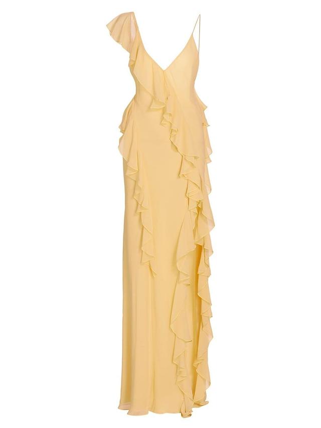 Womens Olivialle Ruffle Sleeveless Maxi Dress Product Image