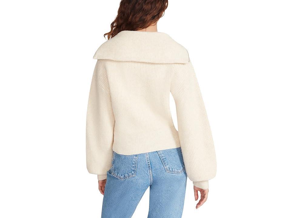 Steve Madden Rowan Pullover (Pristine Ivory) Women's Clothing Product Image