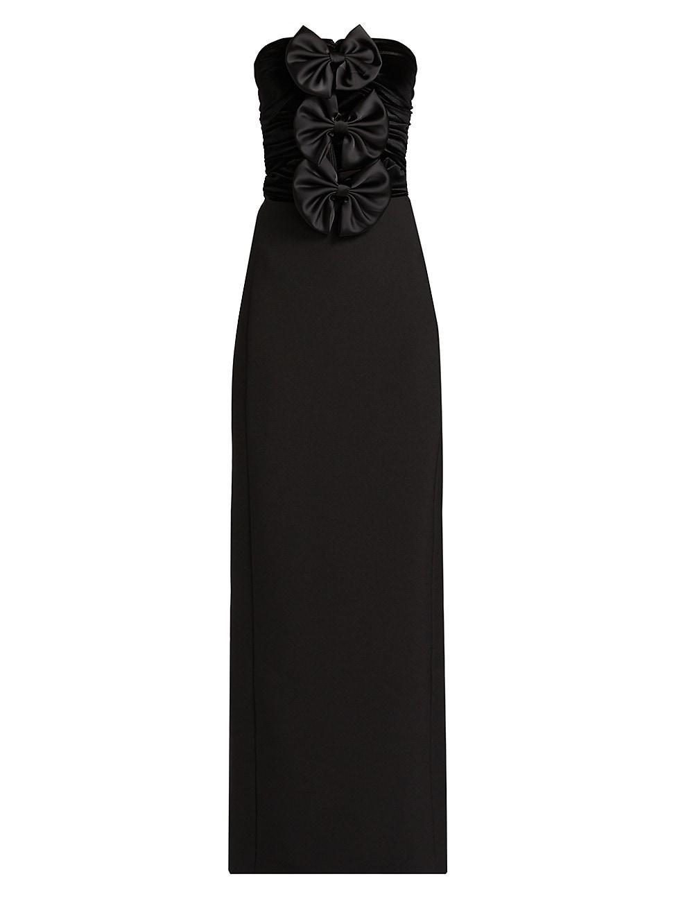 Womens Constance Bow Cut-Out Column Gown Product Image