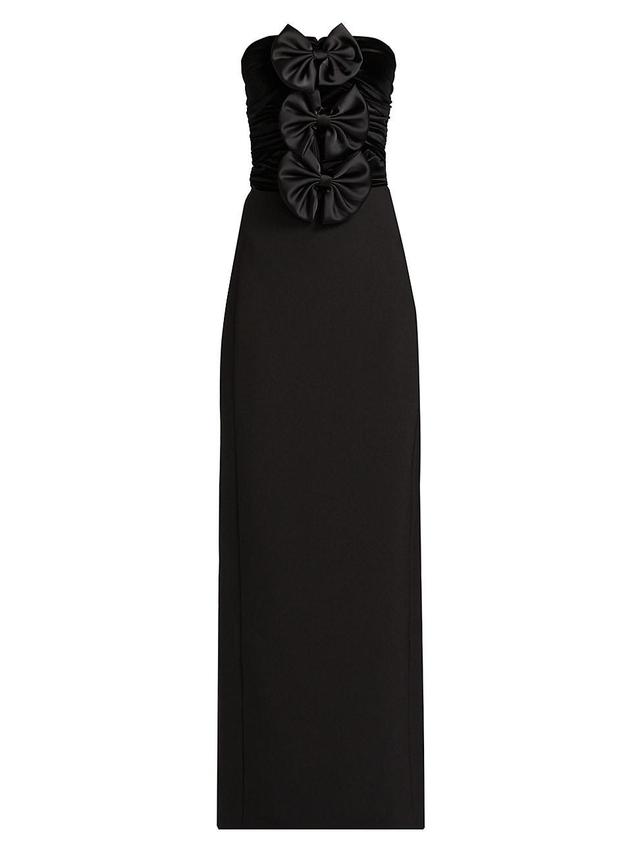 Womens Constance Bow Cut-Out Column Gown Product Image