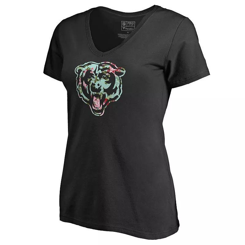 Womens Chicago Bears Lovely V-Neck T-Shirt Product Image