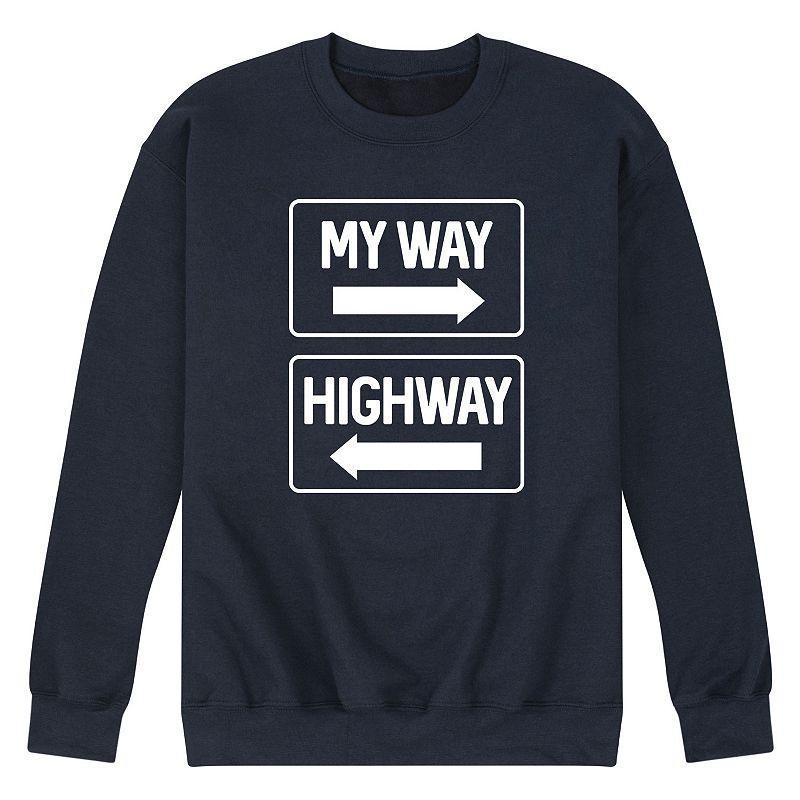 Mens My Way Highway Sweatshirt Black Product Image