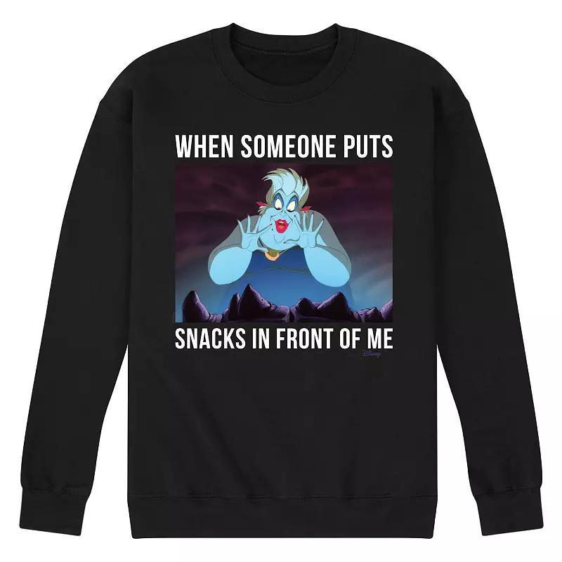 Disneys Villains Mens Ursula Snacks Fleece Graphic Tee Product Image